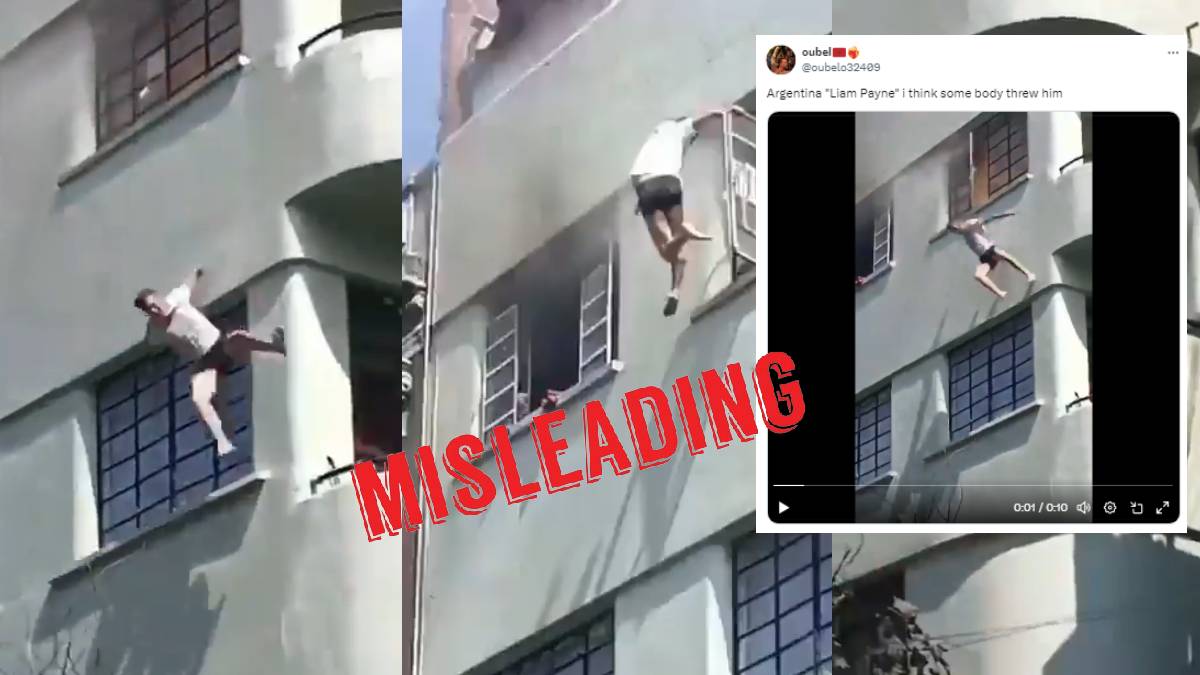 Fact check: Viral video does not show One Direction's Liam Payne falling from building | lighthousejournalism